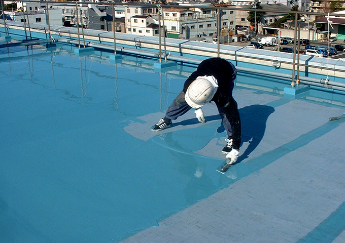 塗膜防水のイメージ